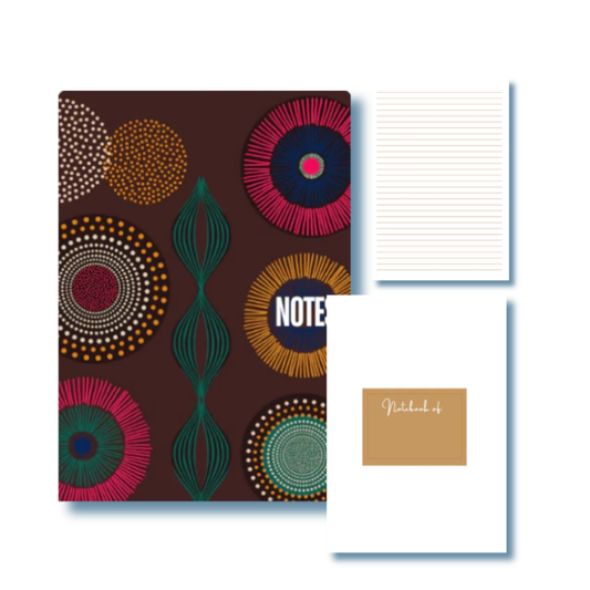 African Sunrise A5 notebook