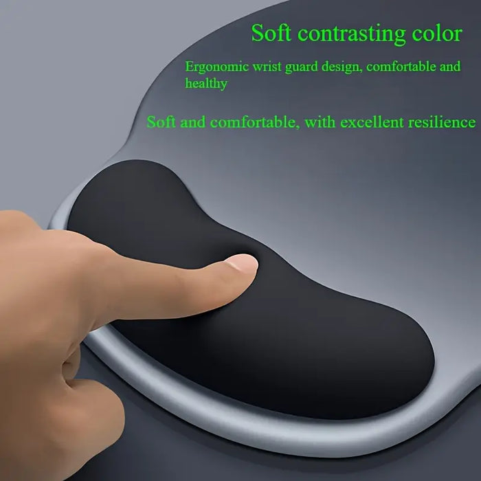 Wrist Support Memory Foam Mouse Pad