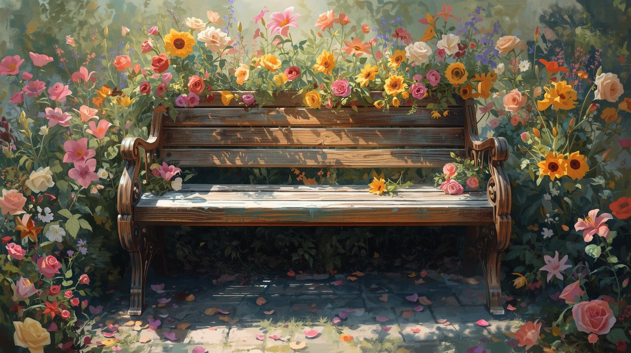 Floral Bench Cushion Collection