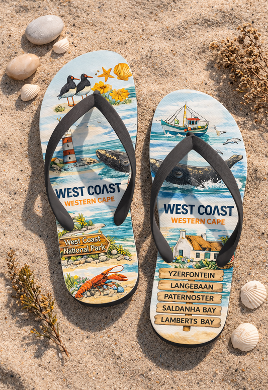 West Coast Collection Flip Flops | Made on the West Coast, South Africa