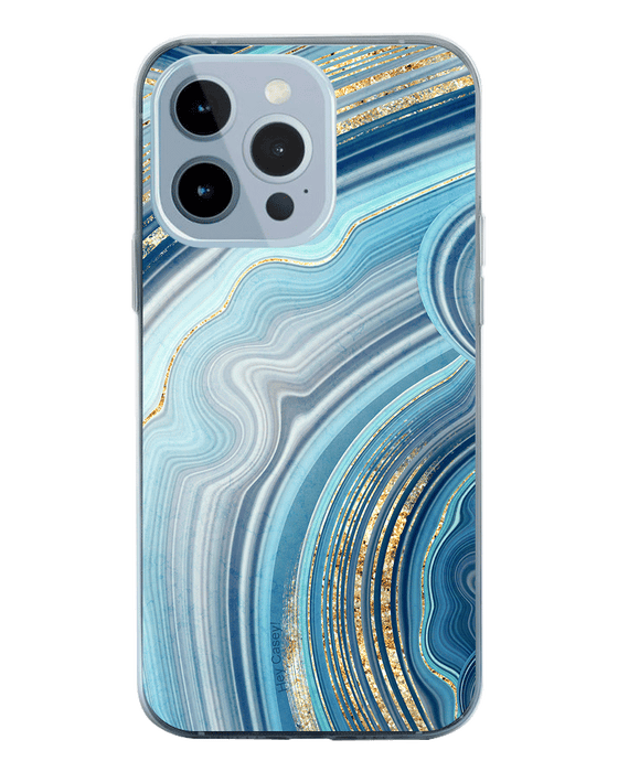 Hey Casey! Blue Agate Phone Case for iPhone Samsung Huawei
