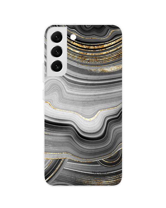 Hey Casey! Black Agate Phone Case for iPhone Samsung Huawei