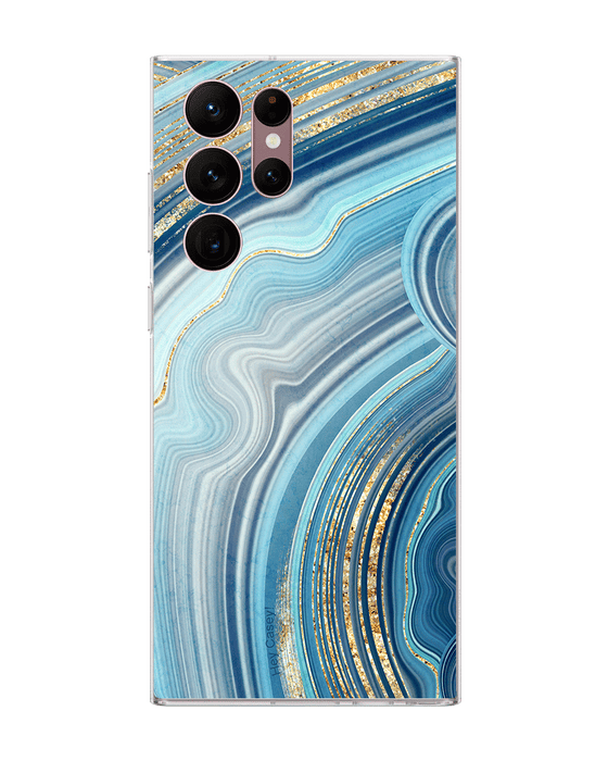 Hey Casey! Blue Agate Phone Case for iPhone Samsung Huawei