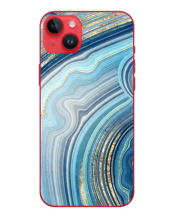 Hey Casey! Blue Agate Phone Case for iPhone Samsung Huawei