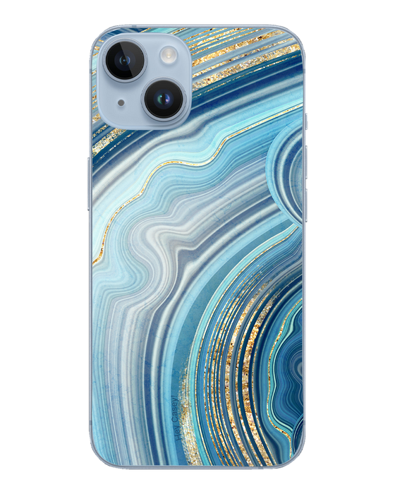 Hey Casey! Blue Agate Phone Case for iPhone Samsung Huawei