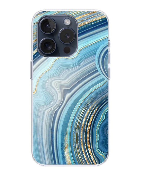 Hey Casey! Blue Agate Phone Case for iPhone Samsung Huawei