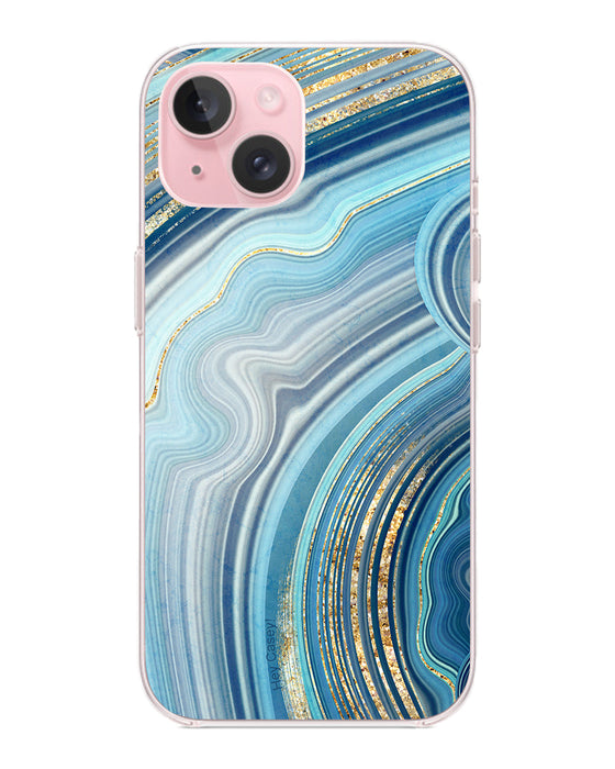 Hey Casey! Blue Agate Phone Case for iPhone Samsung Huawei