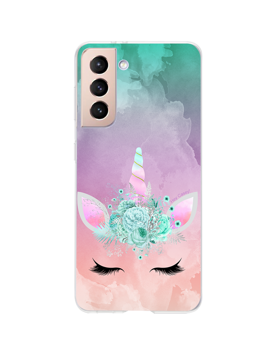 Hey Casey! Candy Floss Unicorn Phone Case for iPhone Samsung Huawei