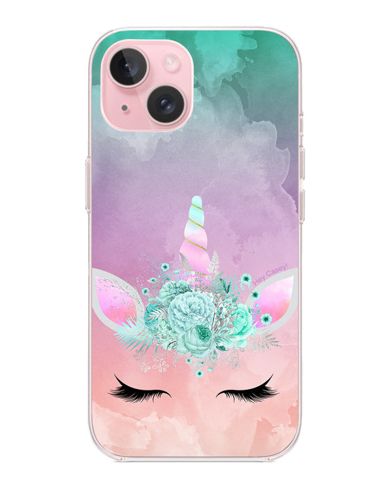Hey Casey! Candy Floss Unicorn Phone Case for iPhone Samsung Huawei