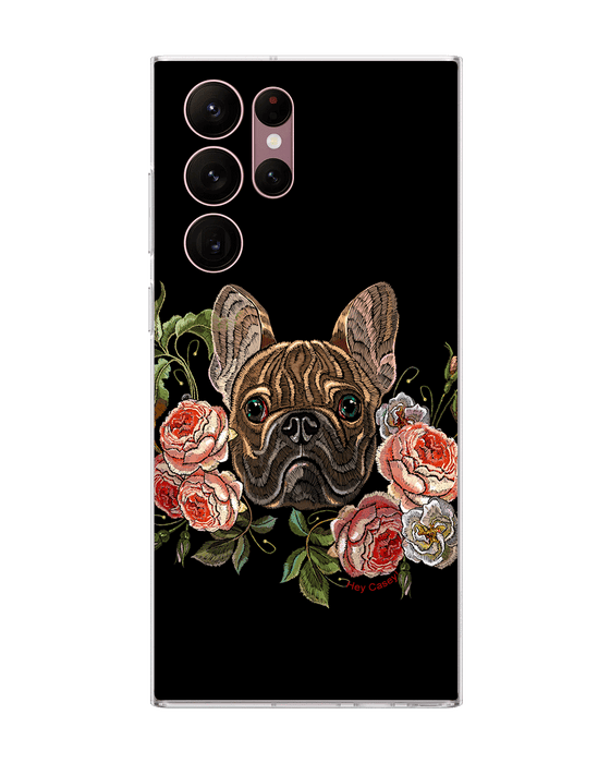 Hey Casey! Floral Frenchie Phone Case for iPhone Samsung Huawei