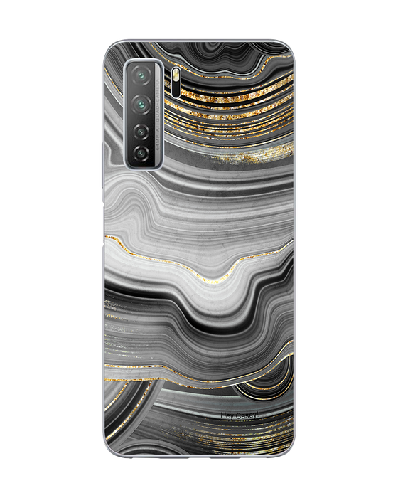 Hey Casey! Black Agate Phone Case for iPhone Samsung Huawei