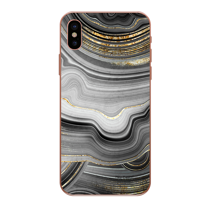 Hey Casey! Black Agate Phone Case for iPhone Samsung Huawei