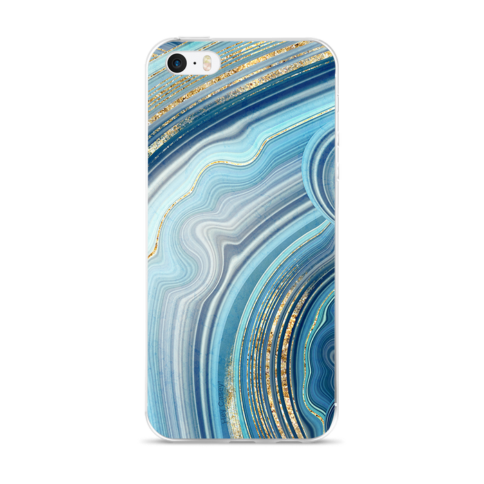 Hey Casey! Blue Agate Phone Case for iPhone Samsung Huawei
