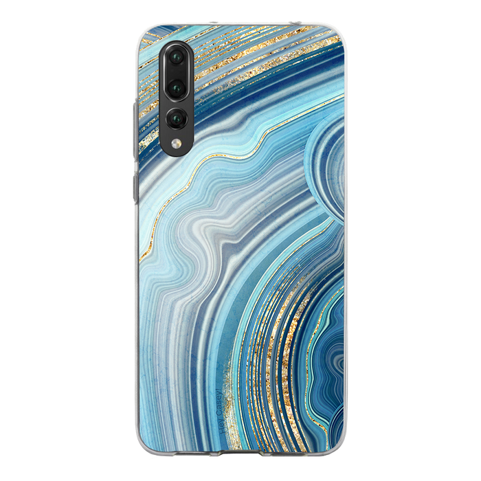 Hey Casey! Blue Agate Phone Case for iPhone Samsung Huawei