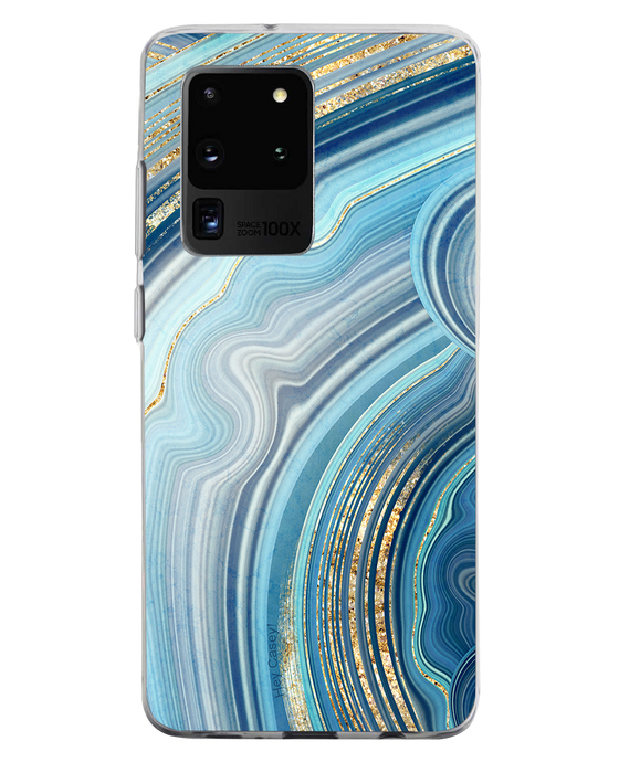 Hey Casey! Blue Agate Phone Case for iPhone Samsung Huawei
