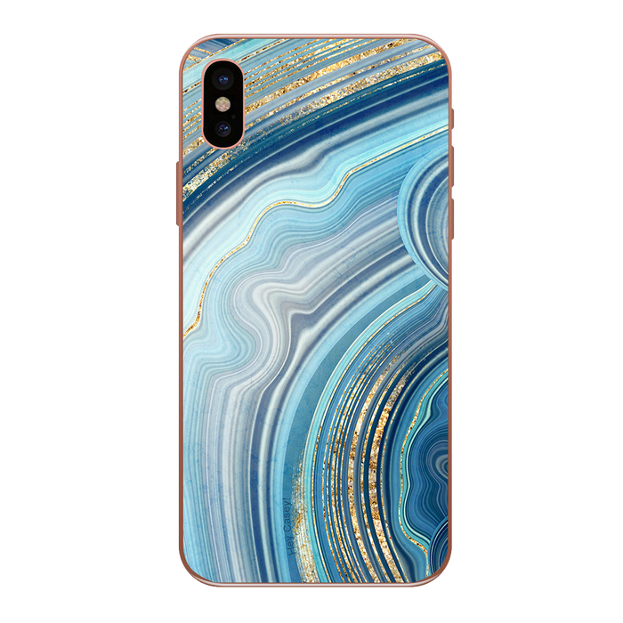 Hey Casey! Blue Agate Phone Case for iPhone Samsung Huawei