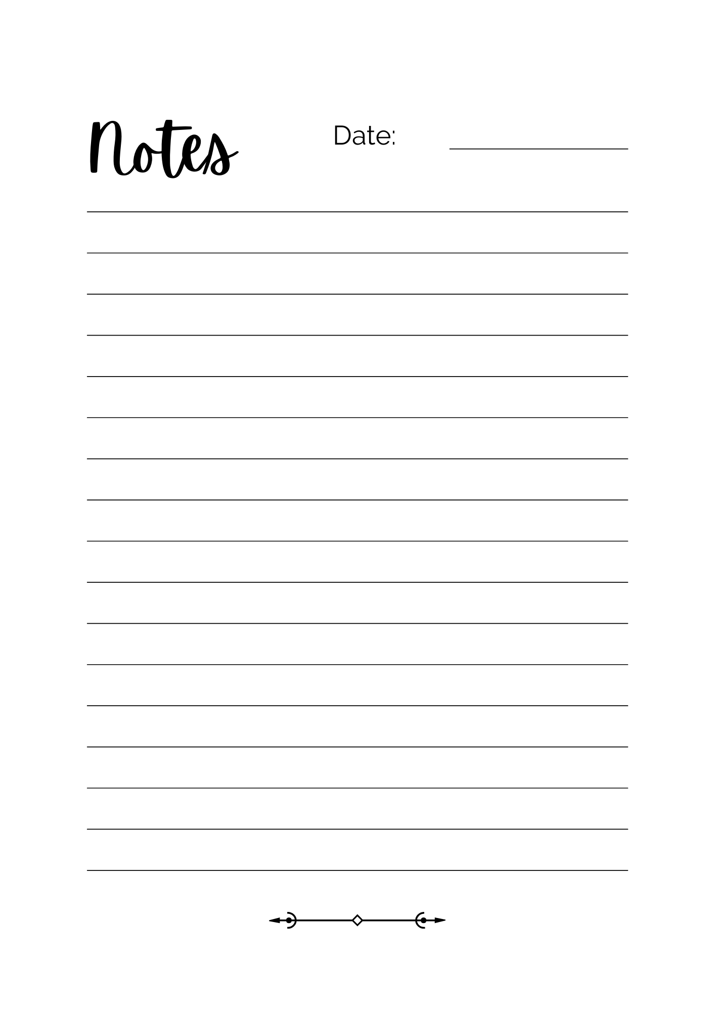 blank notebook