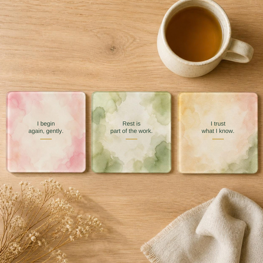 Lead with Care Gift Bundle – Check In Cards & Daily Anchors Coasters