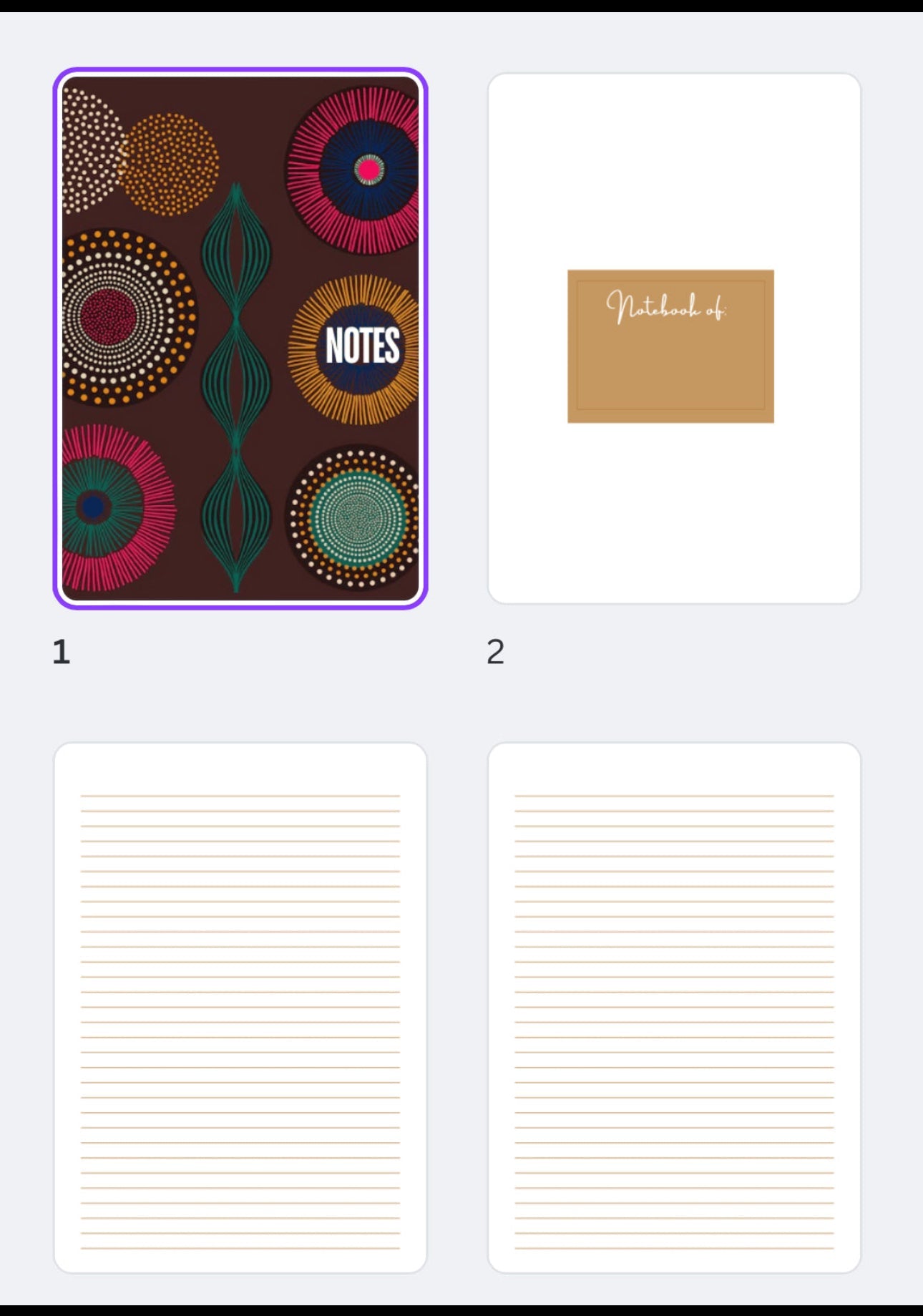 Annual Planner and Notebook Bundle