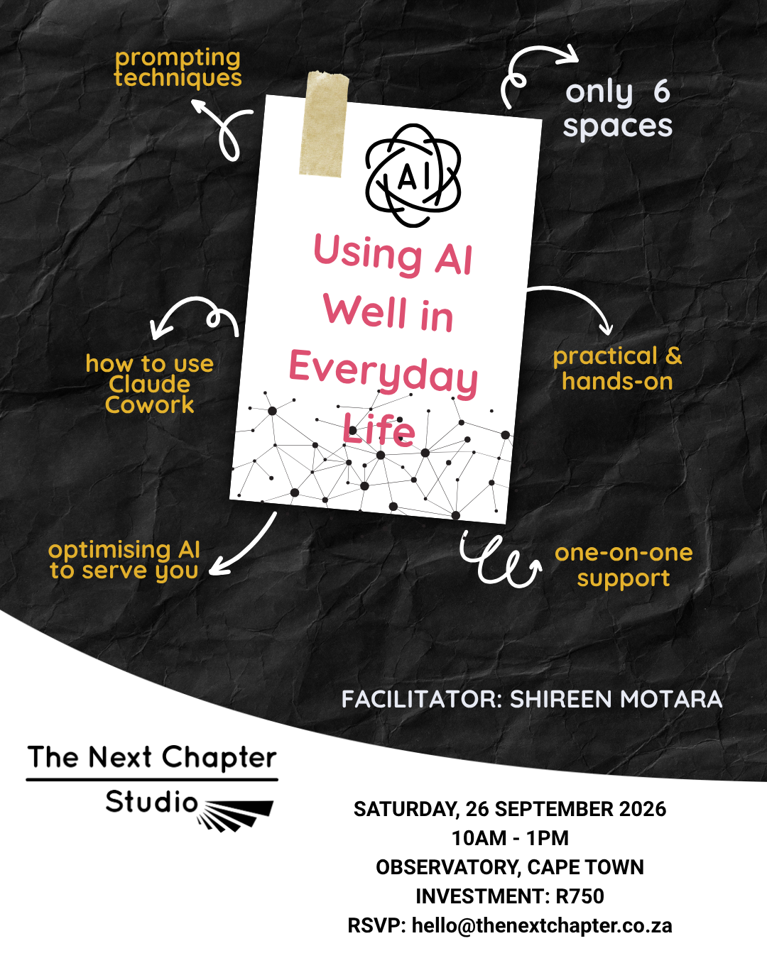Using AI Well in Everyday Life: Workshop (Cape Town)