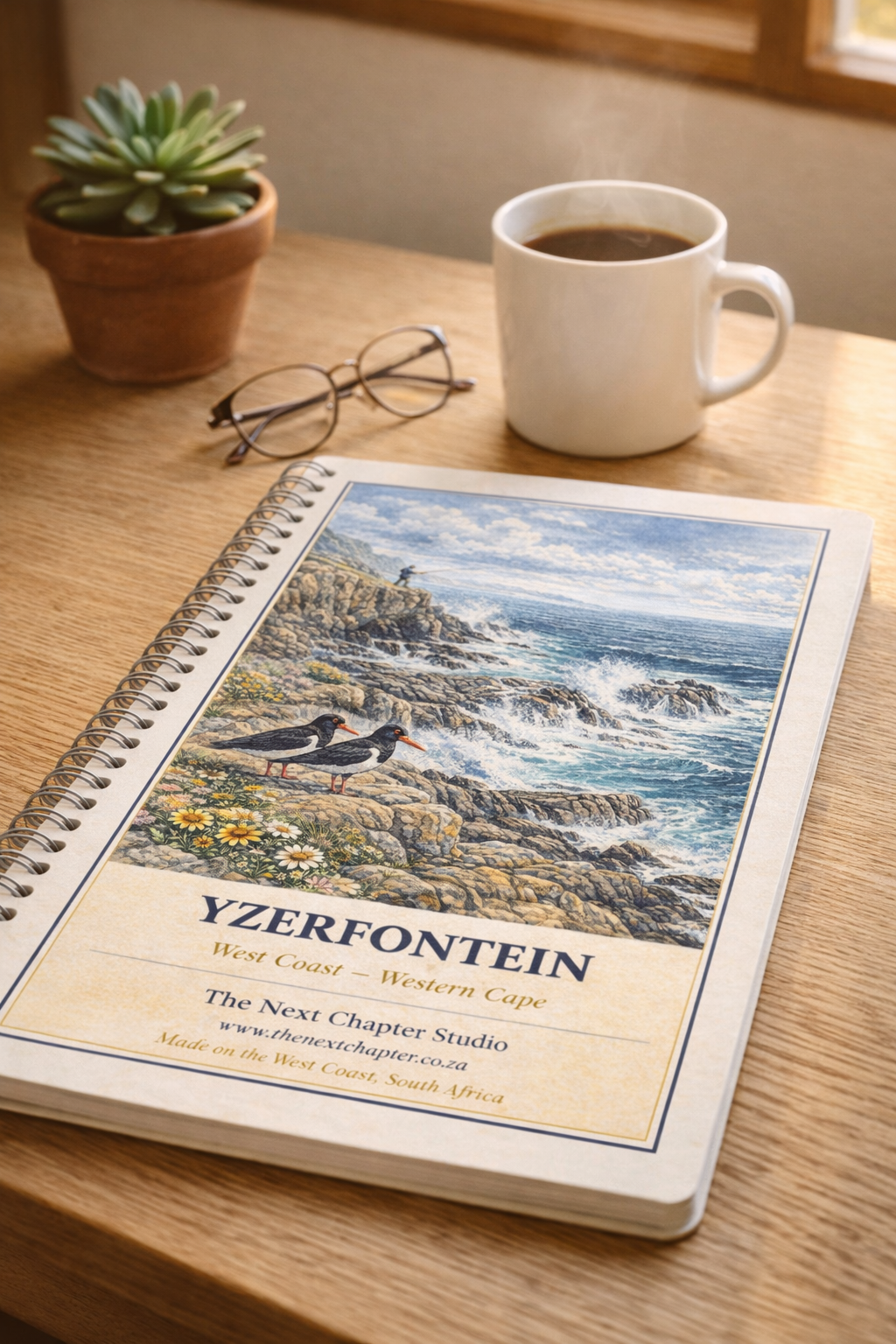 West Coast Cover Blank Journal | Print-Ready Digital Download | A5 I Various Towns