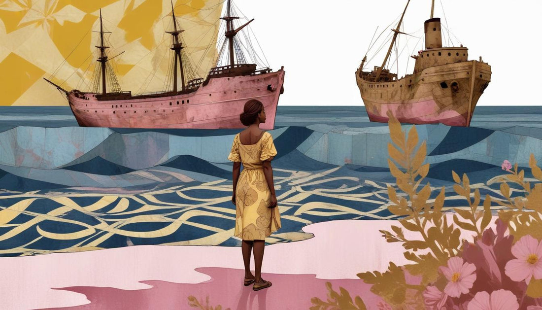 woman looking at shipwrecks