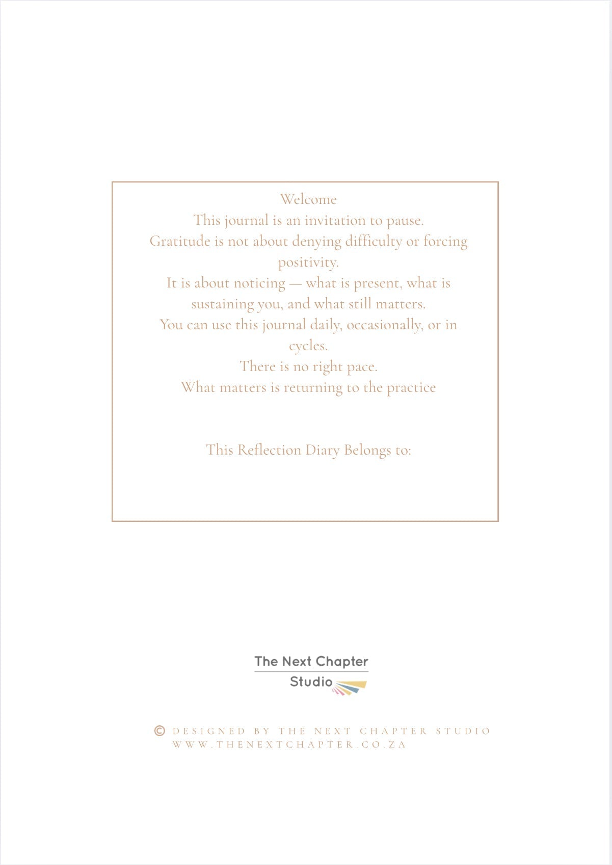 I am Grateful - A Reflection Diary I A5 I Digital Download