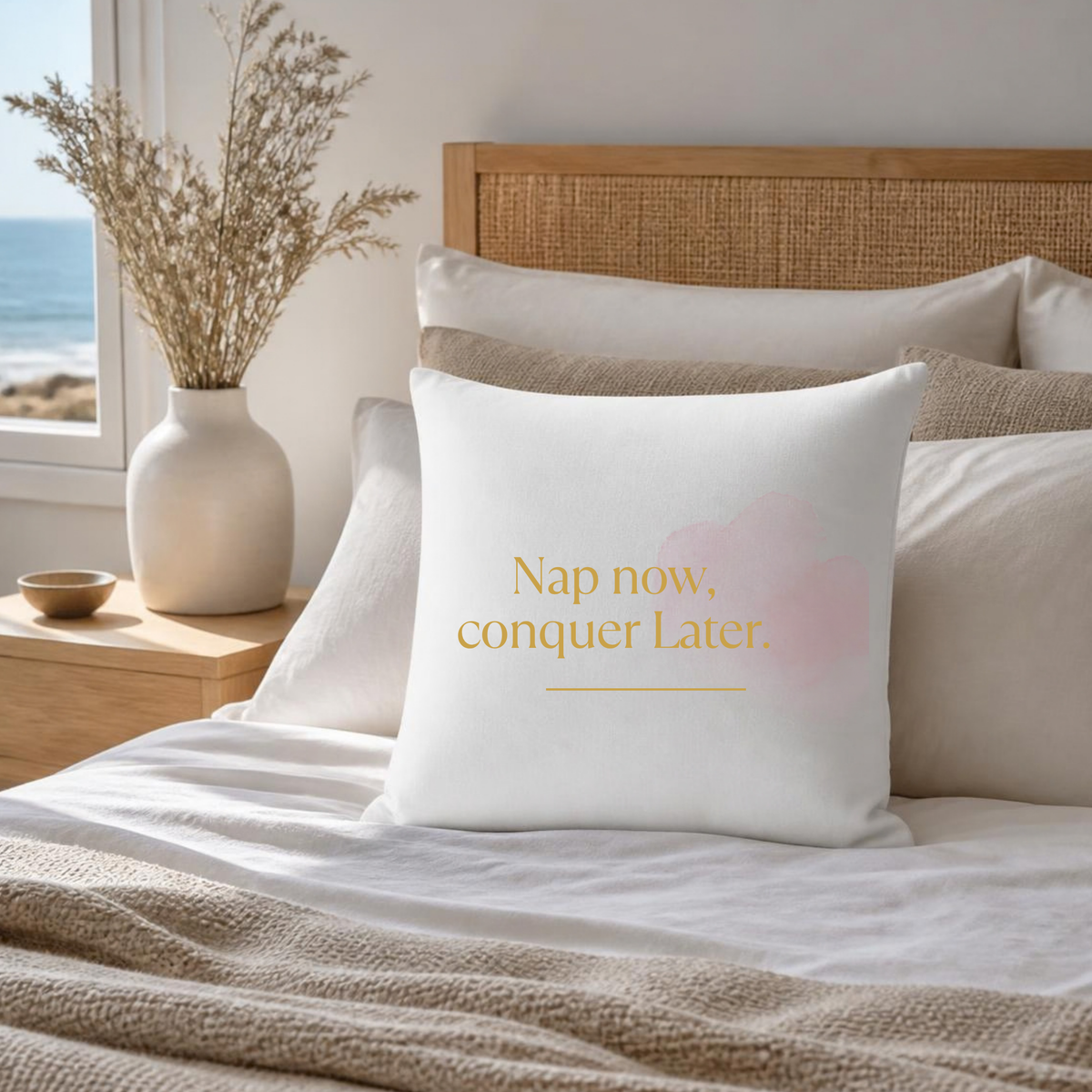 Soft Joy Affirmation Cushion (40 x 40cm)
