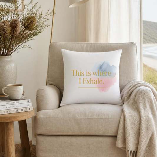 Soft Joy Affirmation Cushion (40 x 40cm)