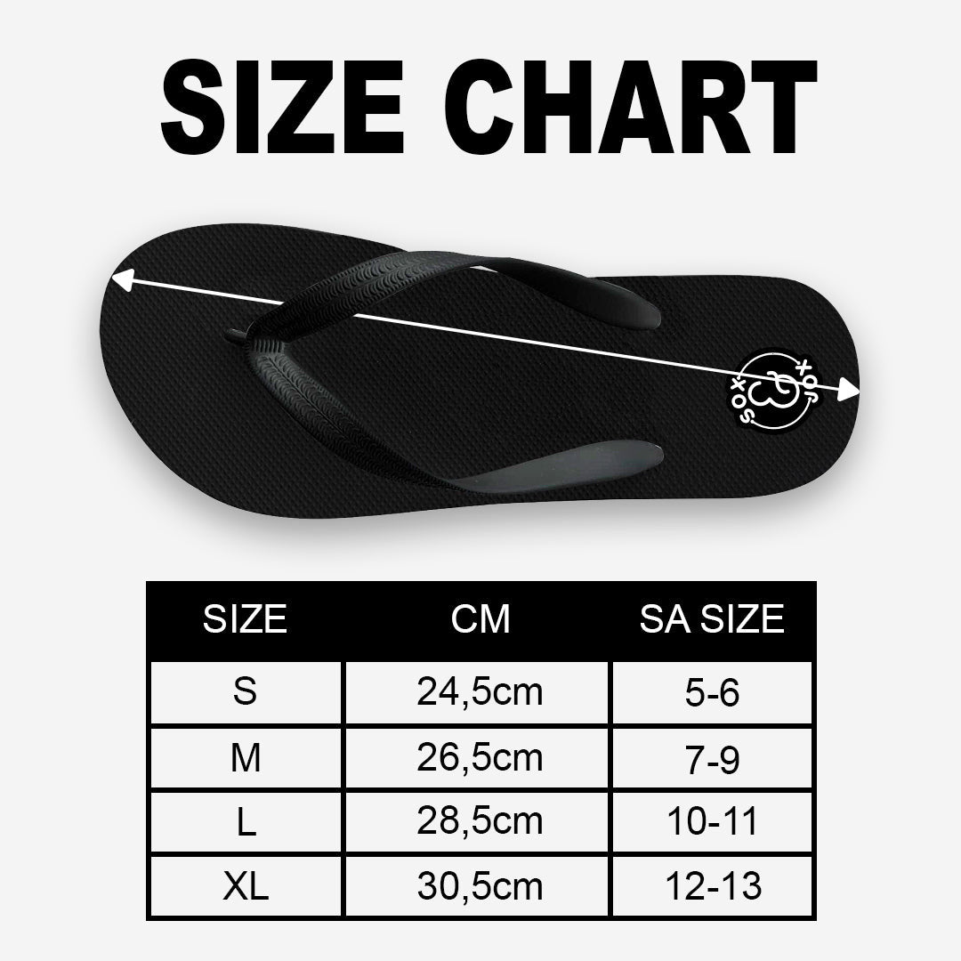 Flip Flop Sizing Chart