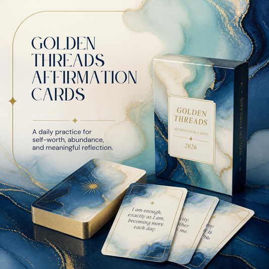 Golden Threads | Affirmation Cards for Financial Growth