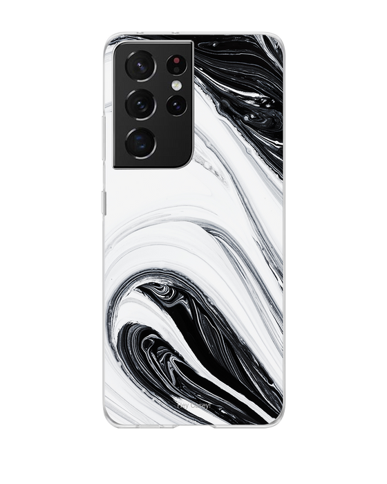 Hey Casey! Black Swirl Phone Case for iPhone Samsung Huawei