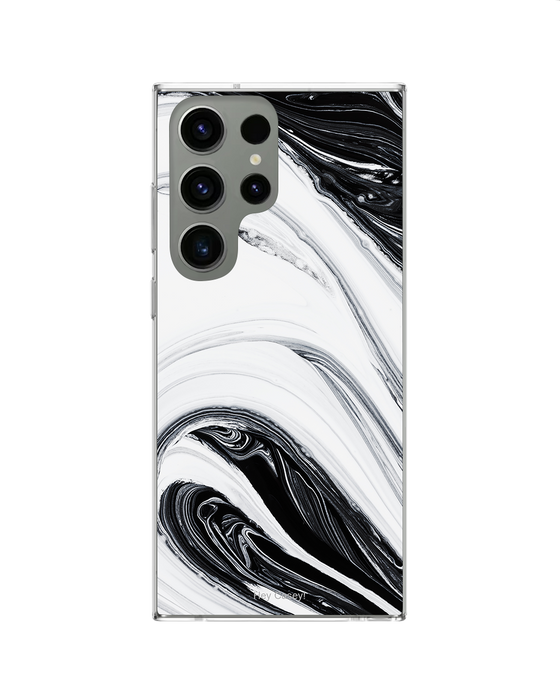 Hey Casey! Black Swirl Phone Case for iPhone Samsung Huawei