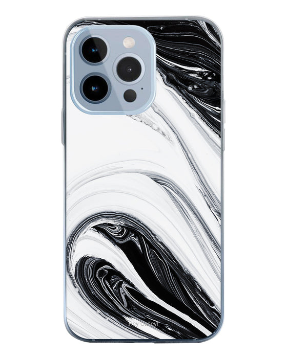 Hey Casey! Black Swirl Phone Case for iPhone Samsung Huawei
