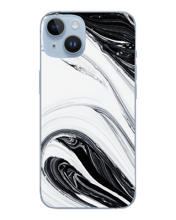Hey Casey! Black Swirl Phone Case for iPhone Samsung Huawei