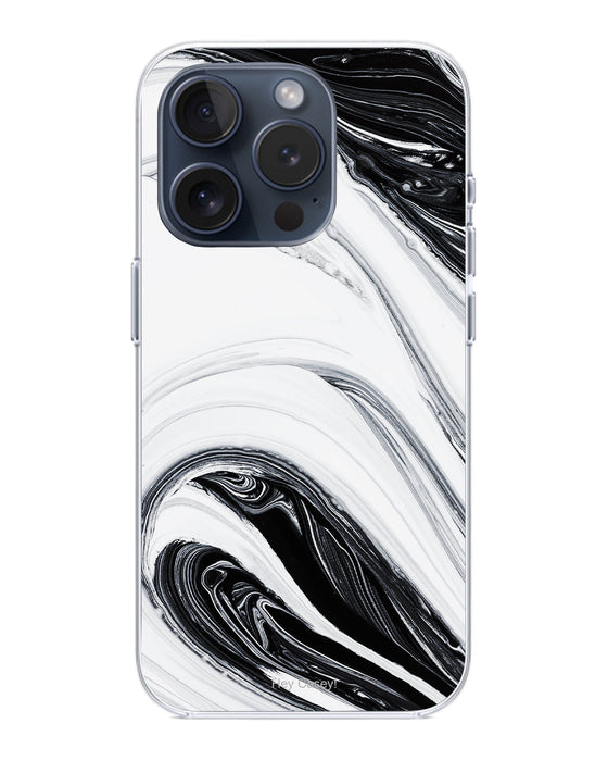 Hey Casey! Black Swirl Phone Case for iPhone Samsung Huawei