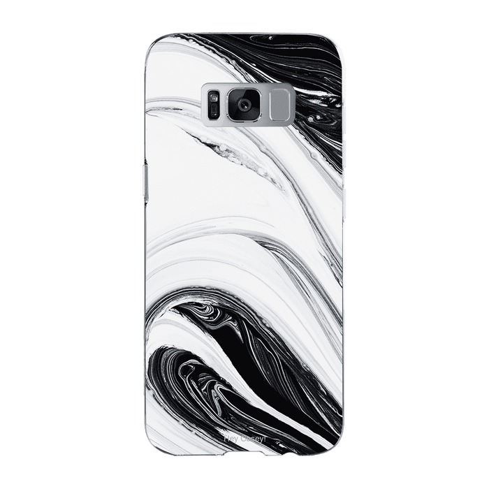 Hey Casey! Black Swirl Phone Case for iPhone Samsung Huawei