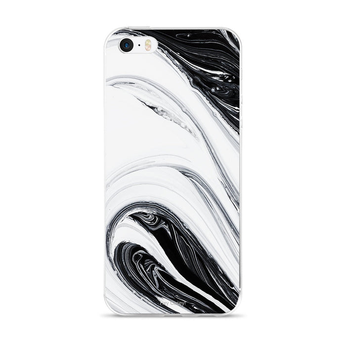 Hey Casey! Black Swirl Phone Case for iPhone Samsung Huawei