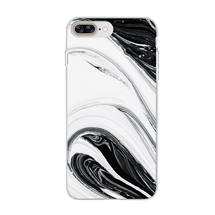 Hey Casey! Black Swirl Phone Case for iPhone Samsung Huawei