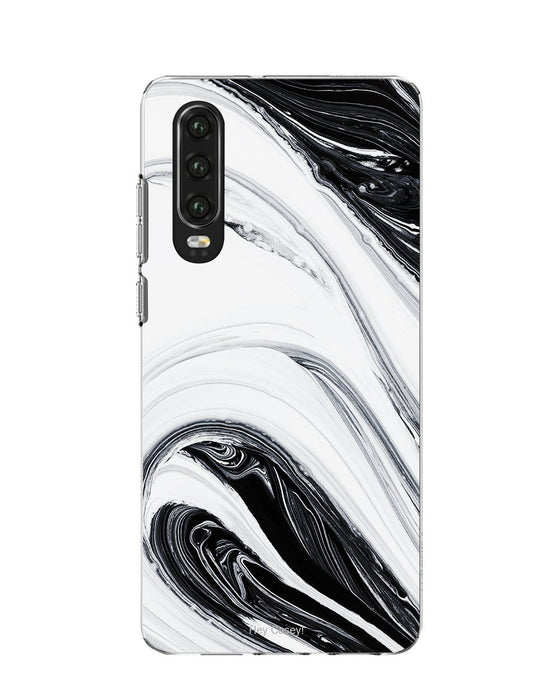 Hey Casey! Black Swirl Phone Case for iPhone Samsung Huawei