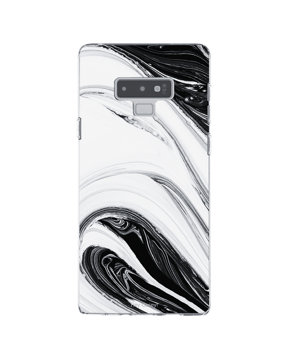 Hey Casey! Black Swirl Phone Case for iPhone Samsung Huawei