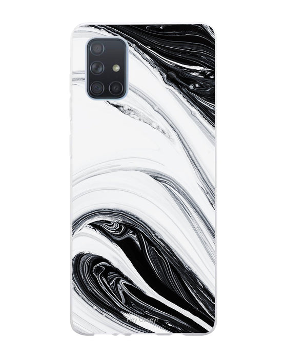 Hey Casey! Black Swirl Phone Case for iPhone Samsung Huawei