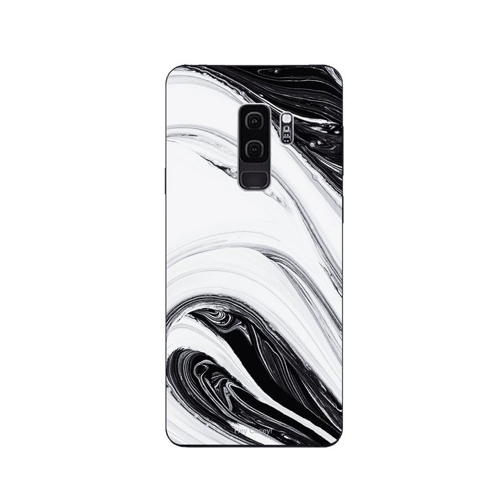 Hey Casey! Black Swirl Phone Case for iPhone Samsung Huawei