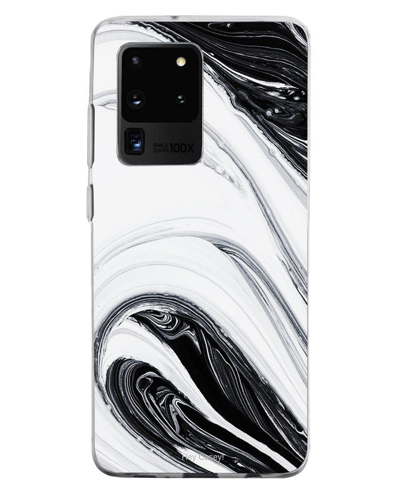 Hey Casey! Black Swirl Phone Case for iPhone Samsung Huawei