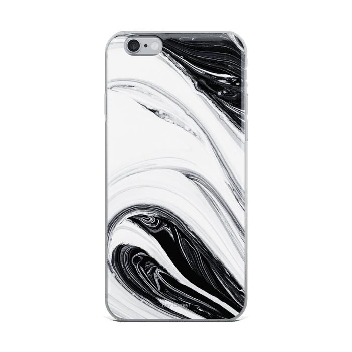 Hey Casey! Black Swirl Phone Case for iPhone Samsung Huawei
