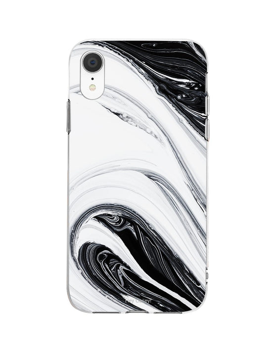 Hey Casey! Black Swirl Phone Case for iPhone Samsung Huawei