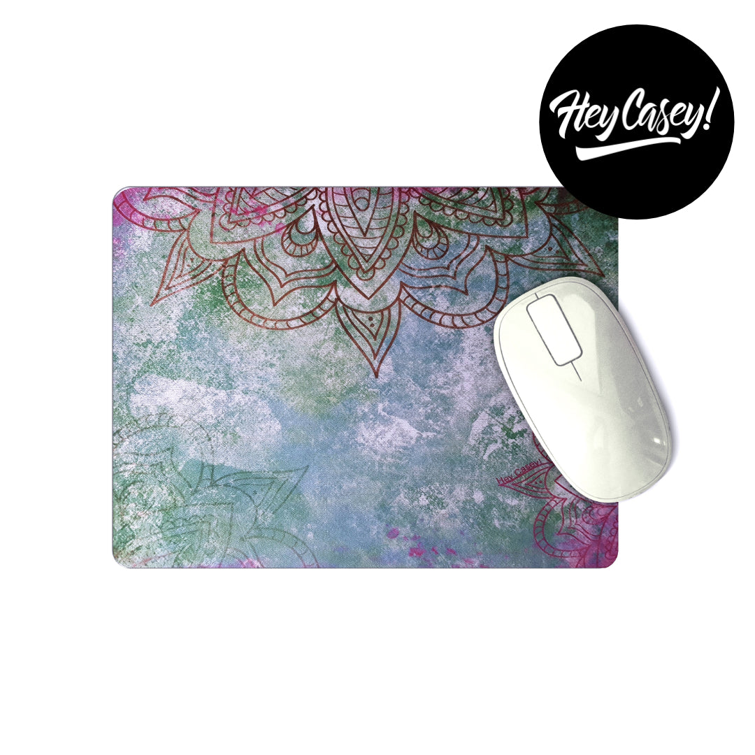 mousepad with a mandala print