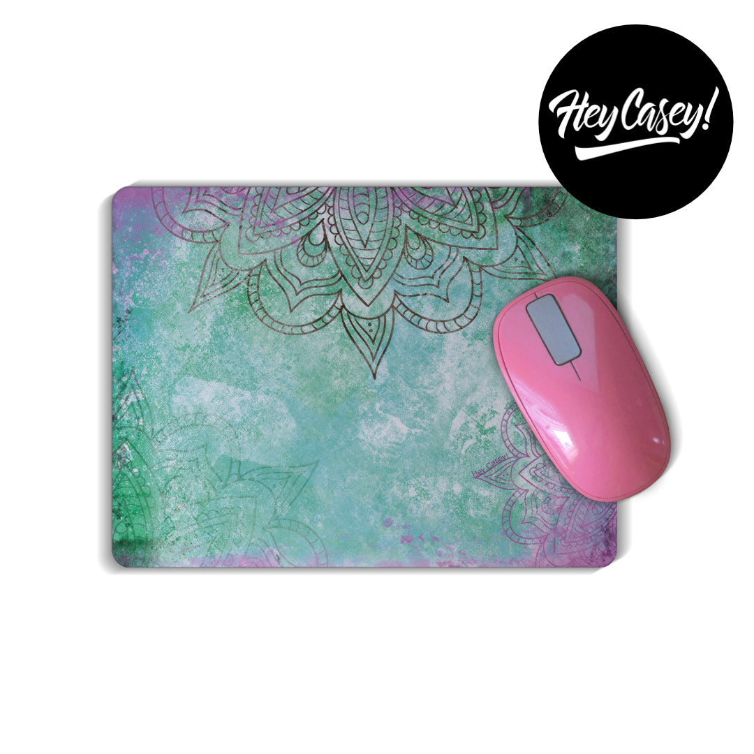 mousepad with painted design