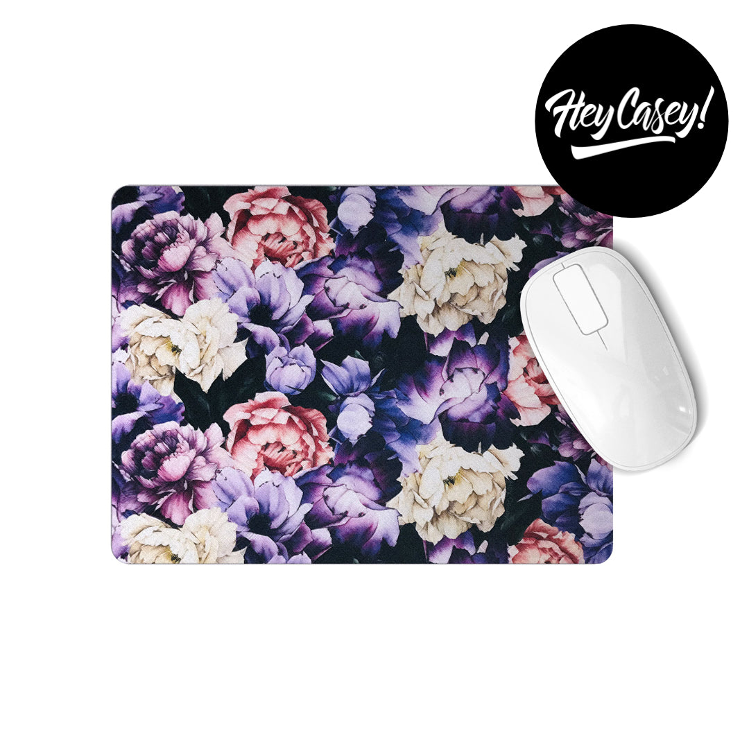 mousepad with a pretty floral design