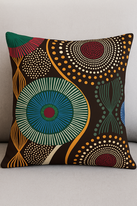 African-Inspired Cushion Set (2 Pack) – 35 x 35 cm